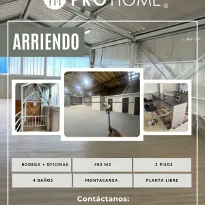 Arriendo Bodega Industrial 320 m² + Oficinas - Antofagasta — vista 1